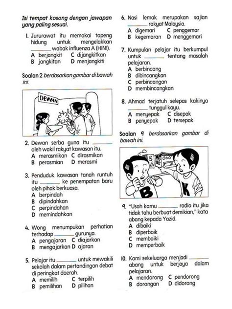 Contoh Soalan Bahasa Melayu Kertas 1 Tingkatan 4 Image